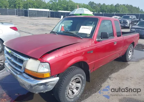 1999 Ford Ranger Xl/Xlt из США, поврежденный, VIN 1FTYR14V5XPB58971